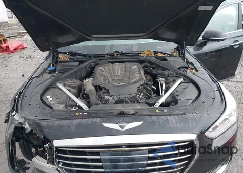 2018 Genesis G90 3.3T Premium z USA, uszkodzony, nr VIN KMHG34JA4JU043346